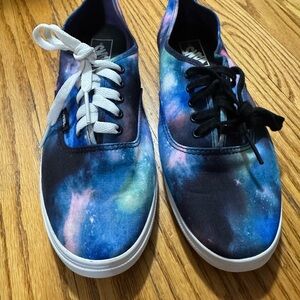 Vans Cosmic Blue and Purple Sneakers